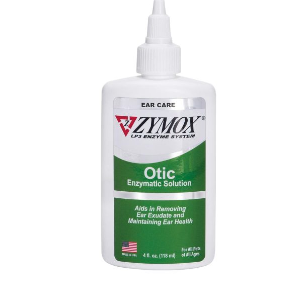 zymox otic (UK STOCK) ear drops no HC for acute otitis in dogs/cats 4oz