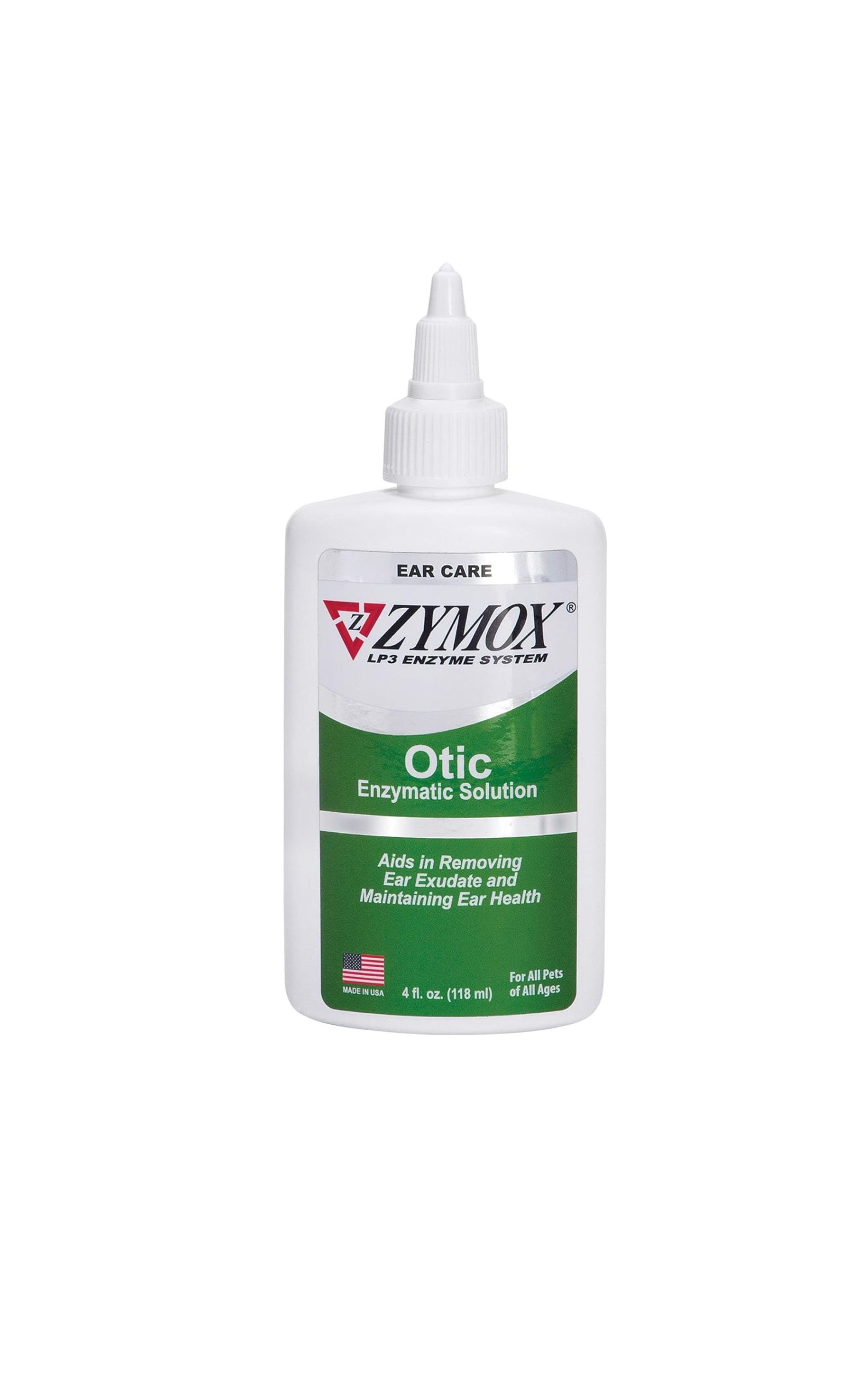 zymox otic (UK STOCK) ear drops no HC for acute otitis in dogs/cats 4oz