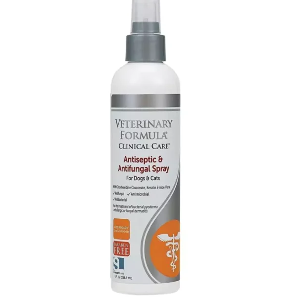 Veterinary Formula Antiseptic and Antifungal Spray for dogs and catsmula Clinical Care (UK)