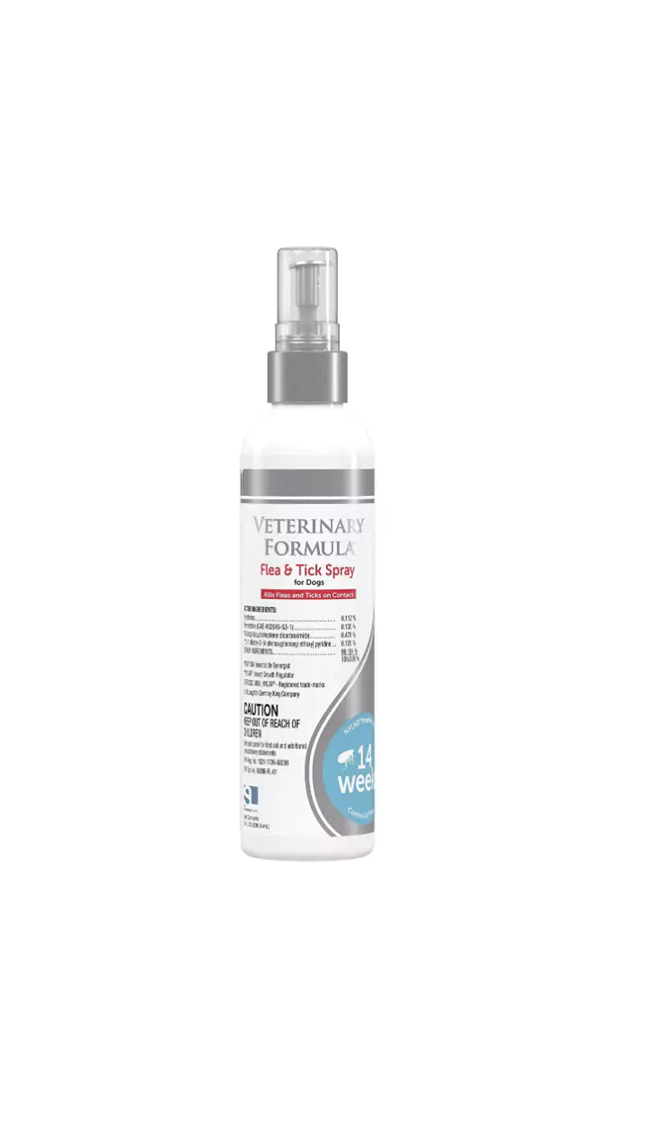 Veterinary Formula Flea and Tick Spray for Dogs,kills on contact 8 oz (UK)