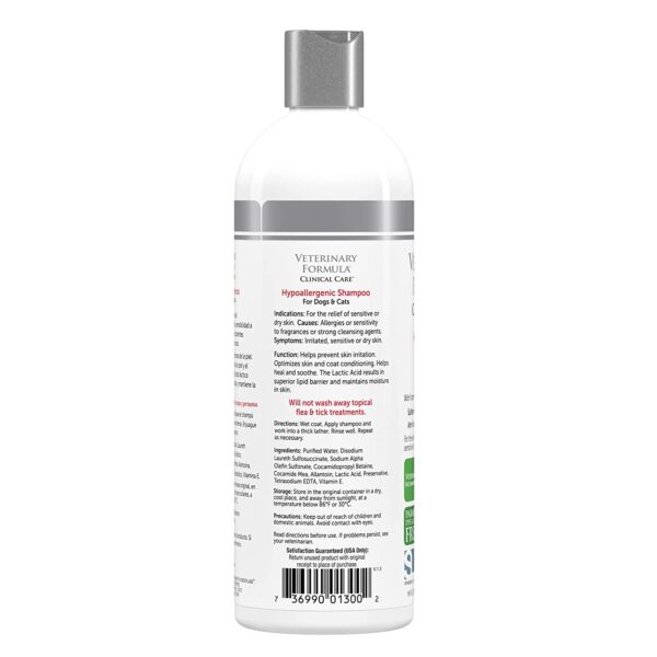 veterinary formula Hypoallergenic/sensitive skin Shampoo for Dogs and Cats