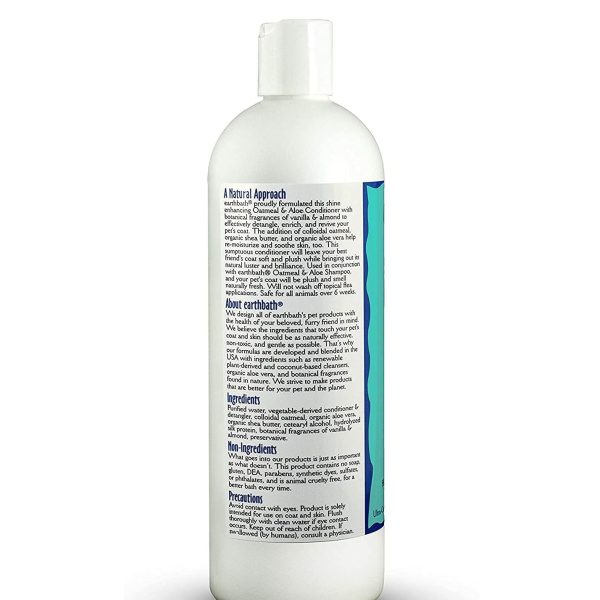 Natural Oatmeal & Aloe Dog Conditioner – Soothes Itchy Skin, Detangles Fur, Vanilla & Almond Scent (UK) - Image 3