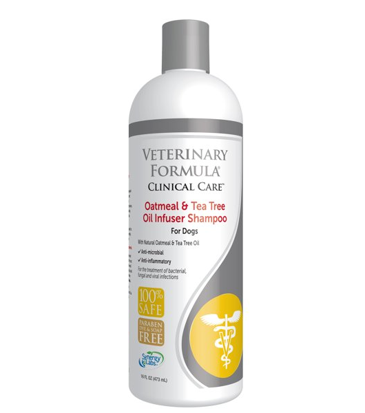 Veterinary Formula Clinical Care Dog Shampoo with Oatmeal and Tea Tree Oil
